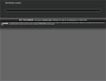 Tablet Screenshot of lechoc.com